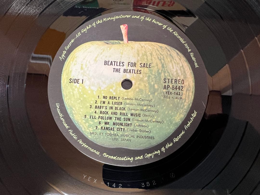 ビートルズ・フォー・セール 1969年盤 AP-8442 帯付 LP洋楽レコード