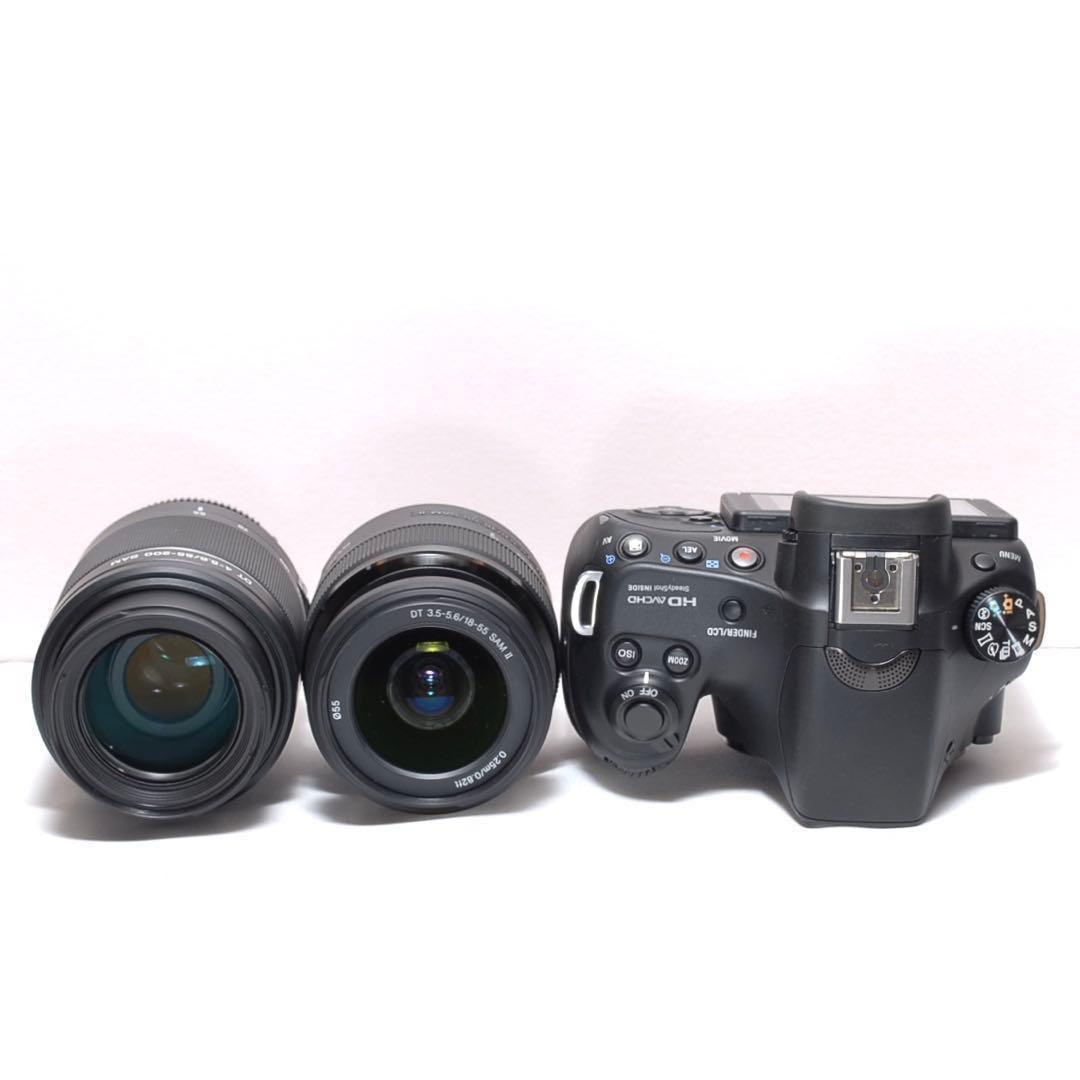 ✨美品✨SONY α58✨ダブルレンズ✨すぐに使えます✨高画質＆高性能✨ソニー