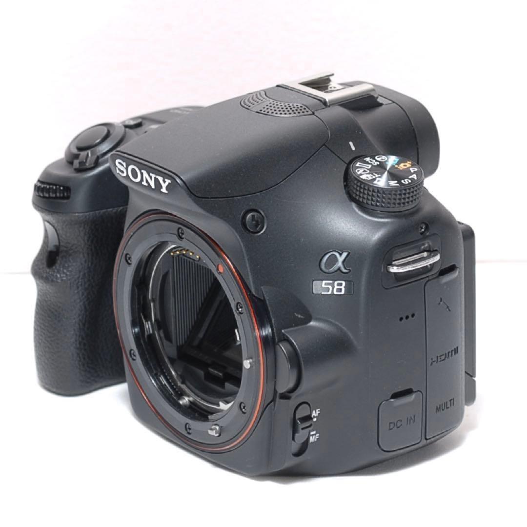 ✨美品✨SONY α58✨ダブルレンズ✨すぐに使えます✨高画質＆高性能✨ソニー