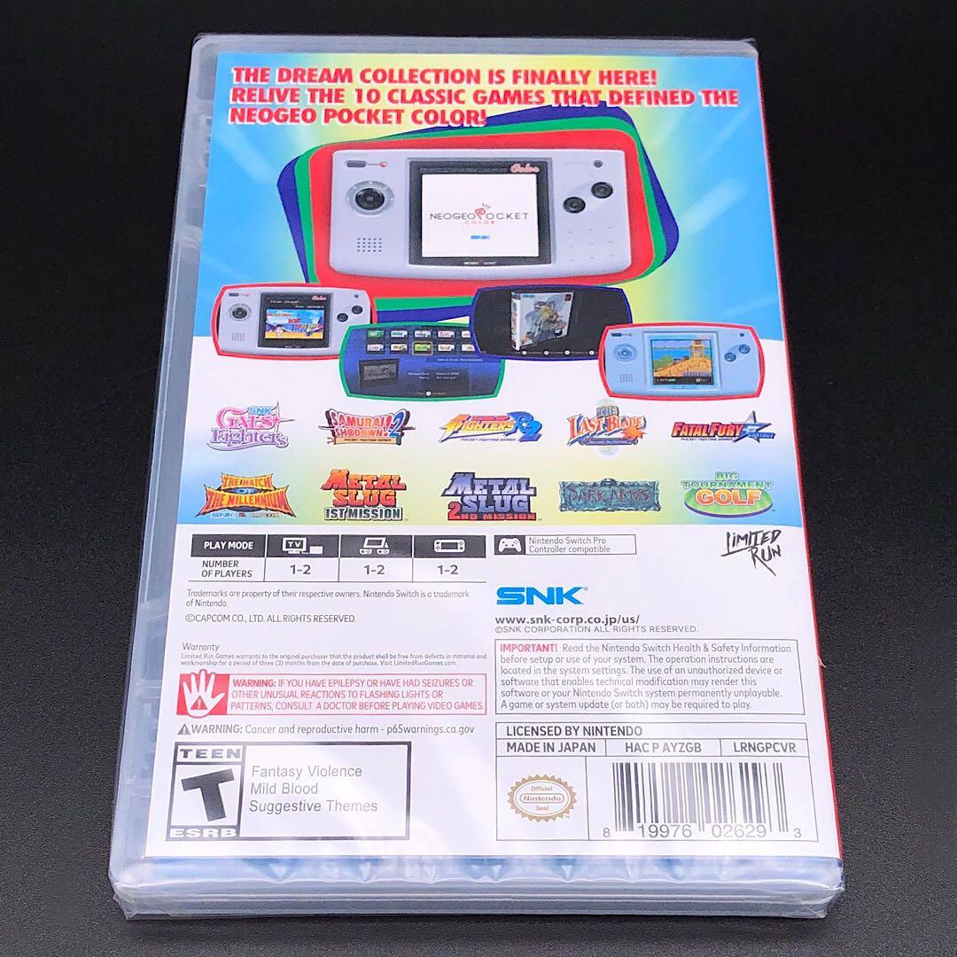 ネオジオポケットカラー セレクション Vol.1 北米版 switch スイッチ