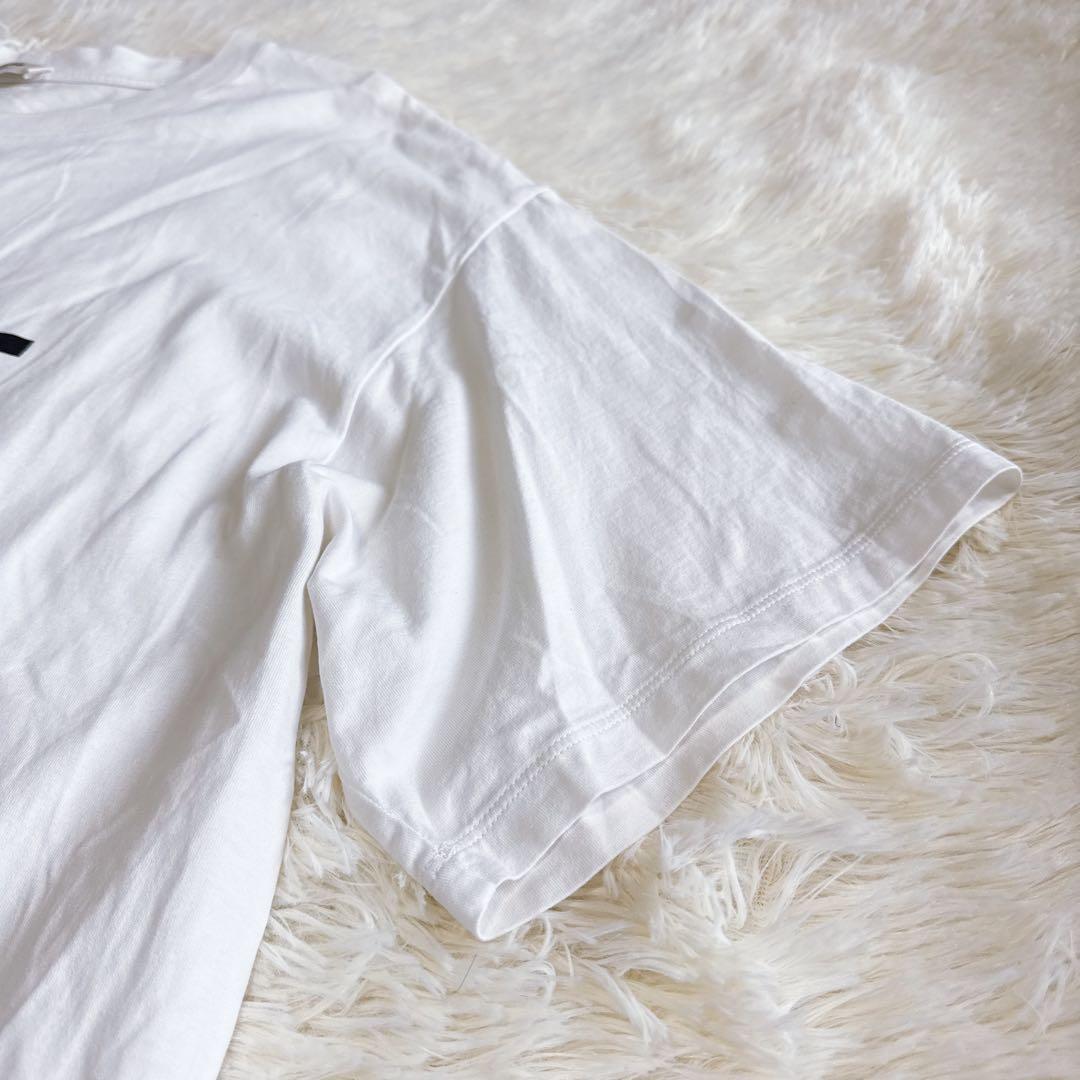 【セリーヌ】希少サイズ Ｔシャツ ホワイト ビックロゴ 2XL メンズ