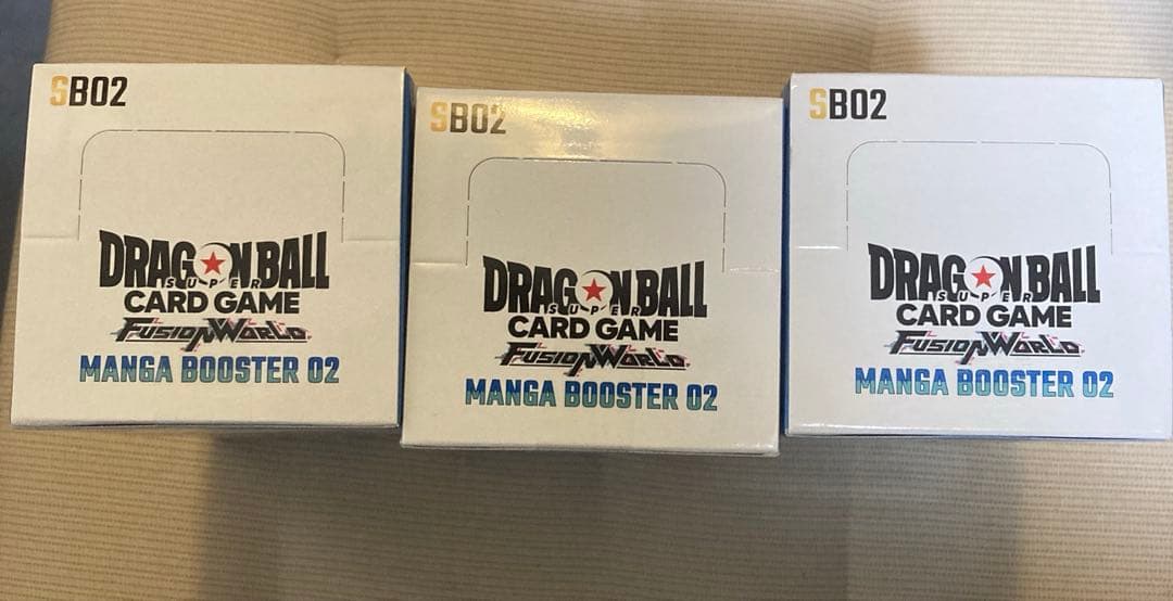 ドラゴンボール マンガブースター02 BOX テープ付き 3BOX
