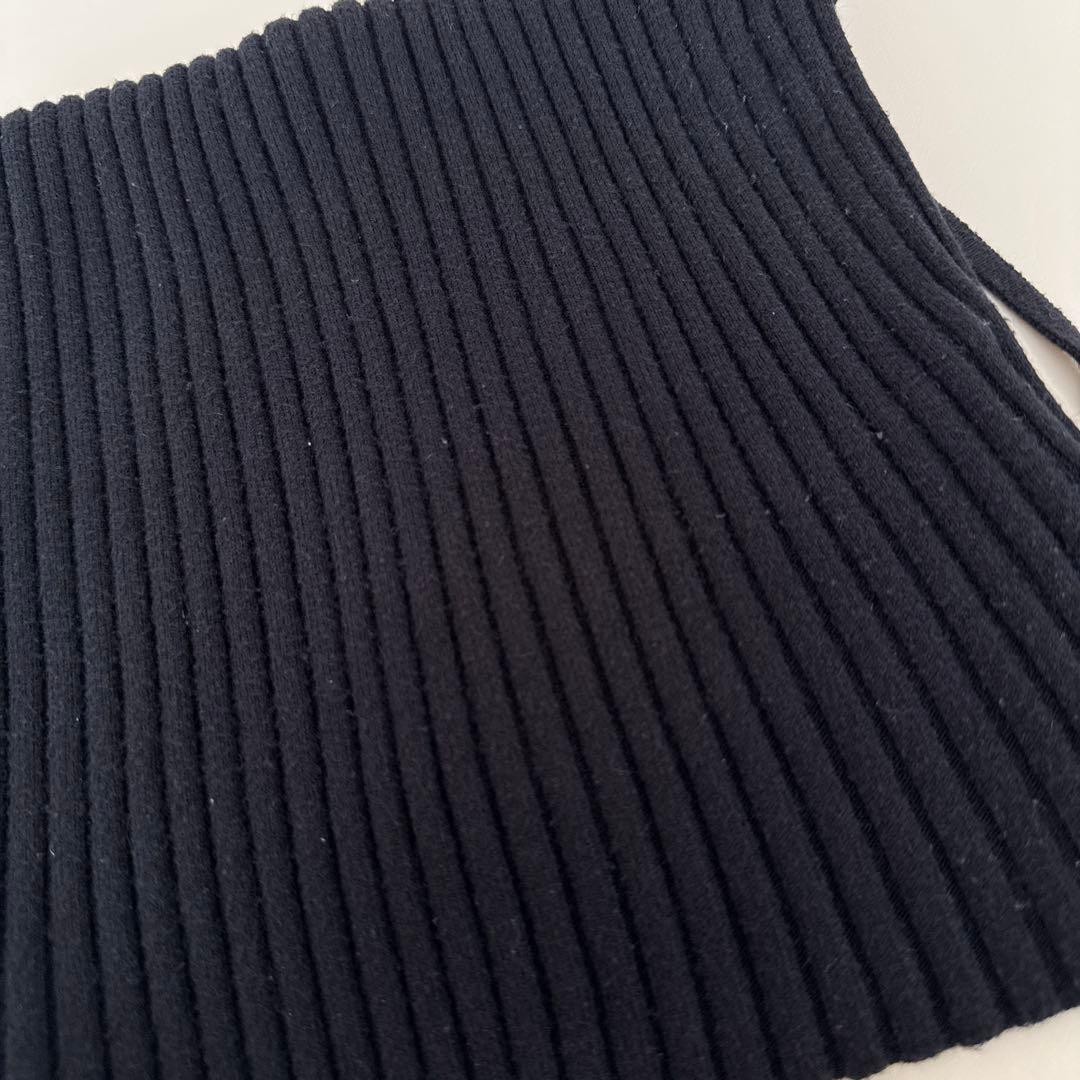 SHISHIKUI KNIT CAMI ニットキャミ　ブラック
