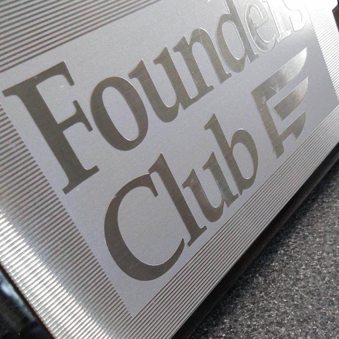 founders club　卓上　プレート　看板　インテリア