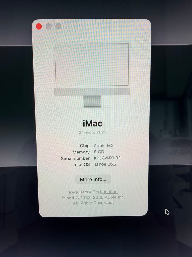 iMac 24インチ（2023年モデル）Apple M3 搭載 美品