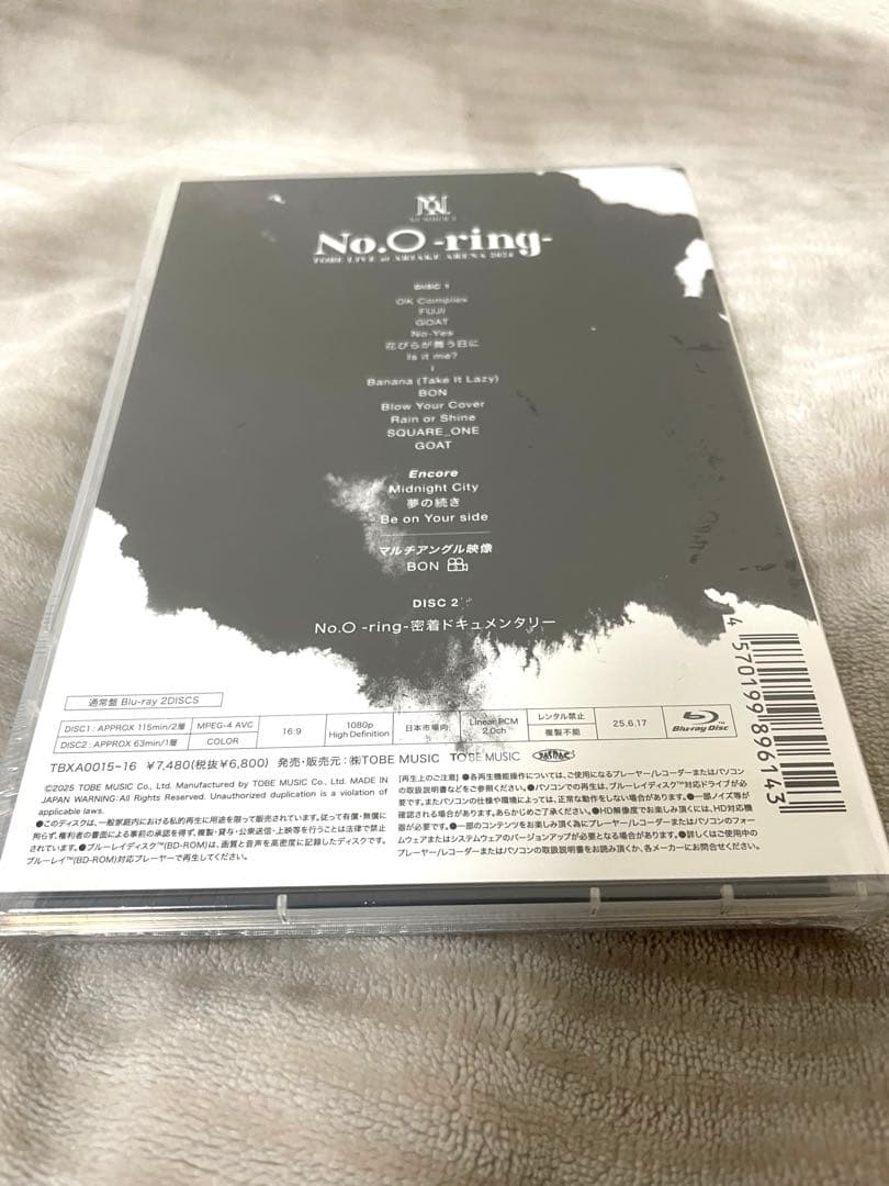 Number_i Live ARIAKE 2024 Blu-Ray 通常盤+銀テ