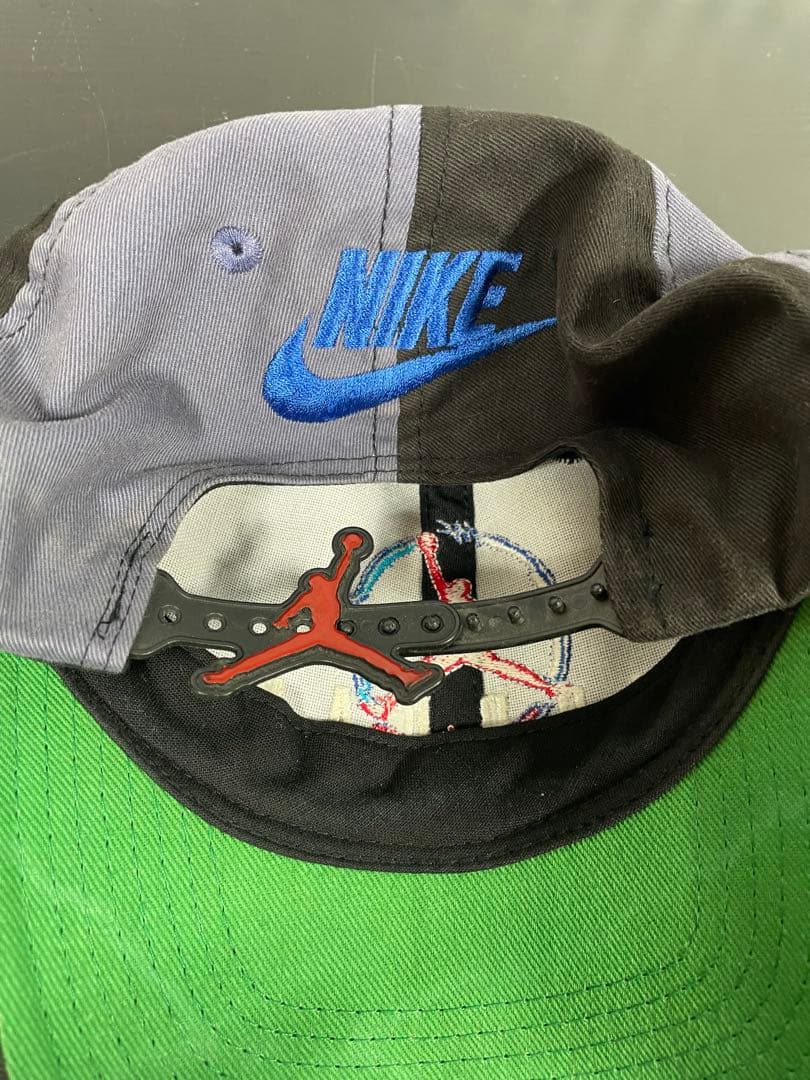 【used】NIKE JODAN キャップ ブラック フェード ヴィンテージ
