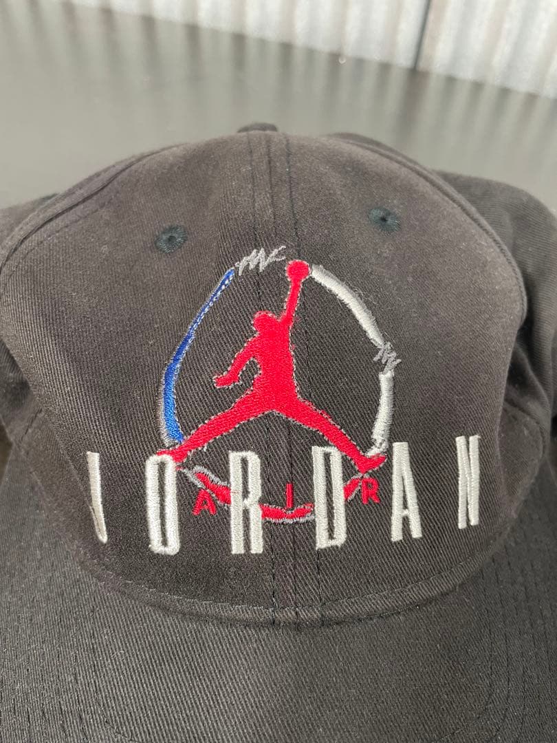 【used】NIKE JODAN キャップ ブラック フェード ヴィンテージ