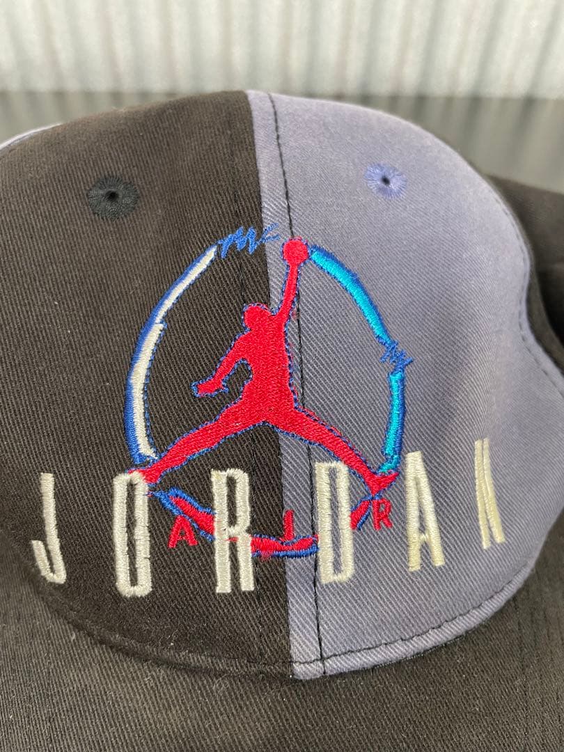 【used】NIKE JODAN キャップ ブラック フェード ヴィンテージ