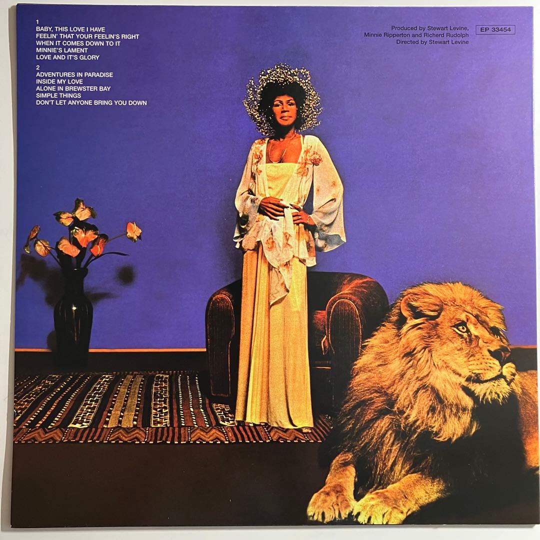 LP　Minnie Riperton　Adventures　レコード
