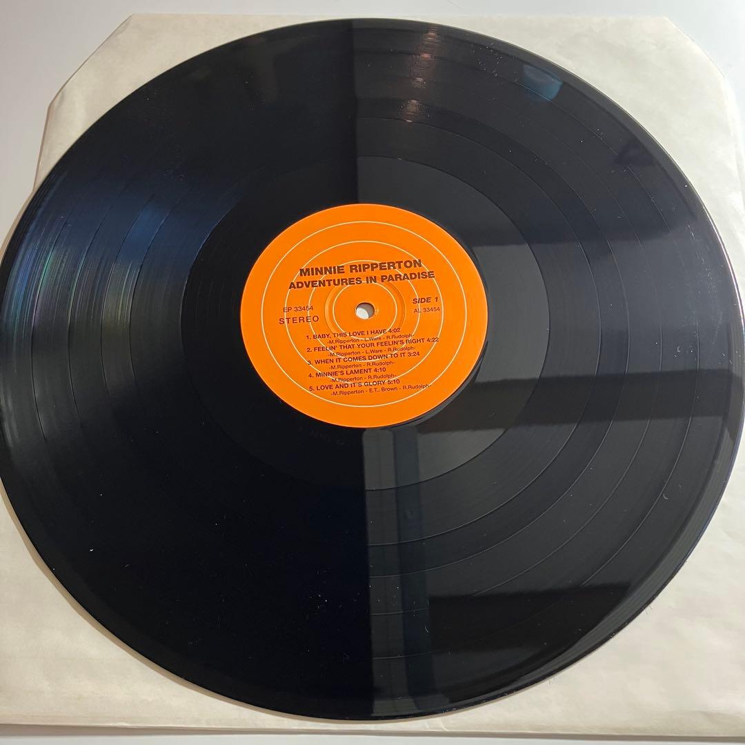 LP　Minnie Riperton　Adventures　レコード