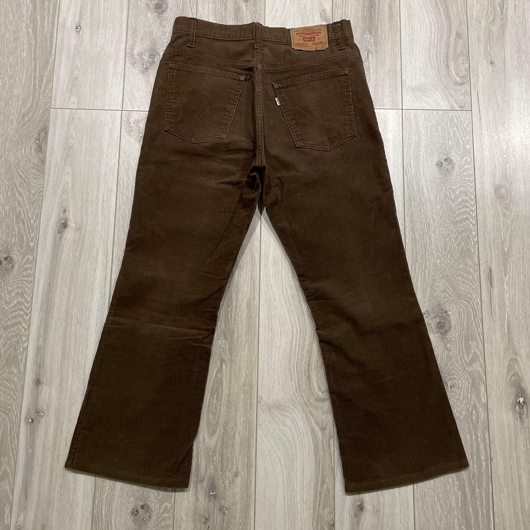 80s USA製 Levi's 517 ブーツカット コーデュロイパンツ タロン