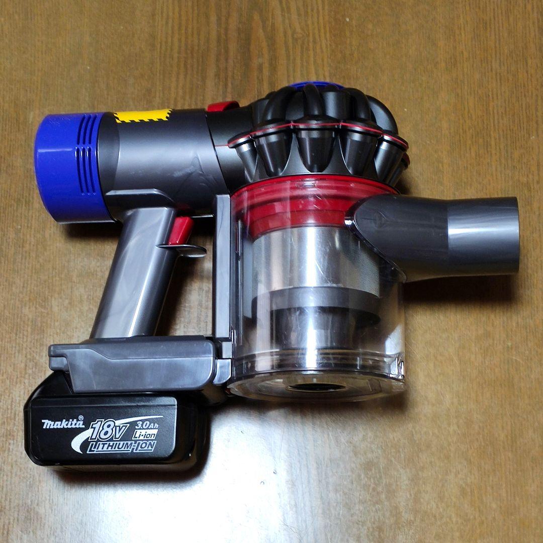 ダイソン V8 SV10掃除機＋マキタ18vアダプターセット分解清掃済み 動作品