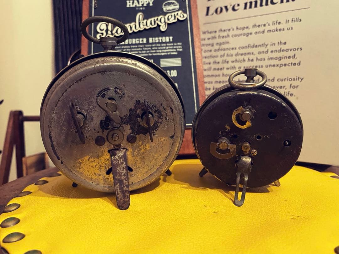 昭和レトロ　英工舎（鶴巻時計店英工舎）昭和初期アンティーク時計セット　無言購入可