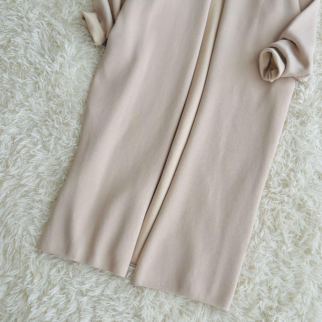 【新品同様】ドゥーズィエムクラス Twinscotton ロングガウン ベージュ