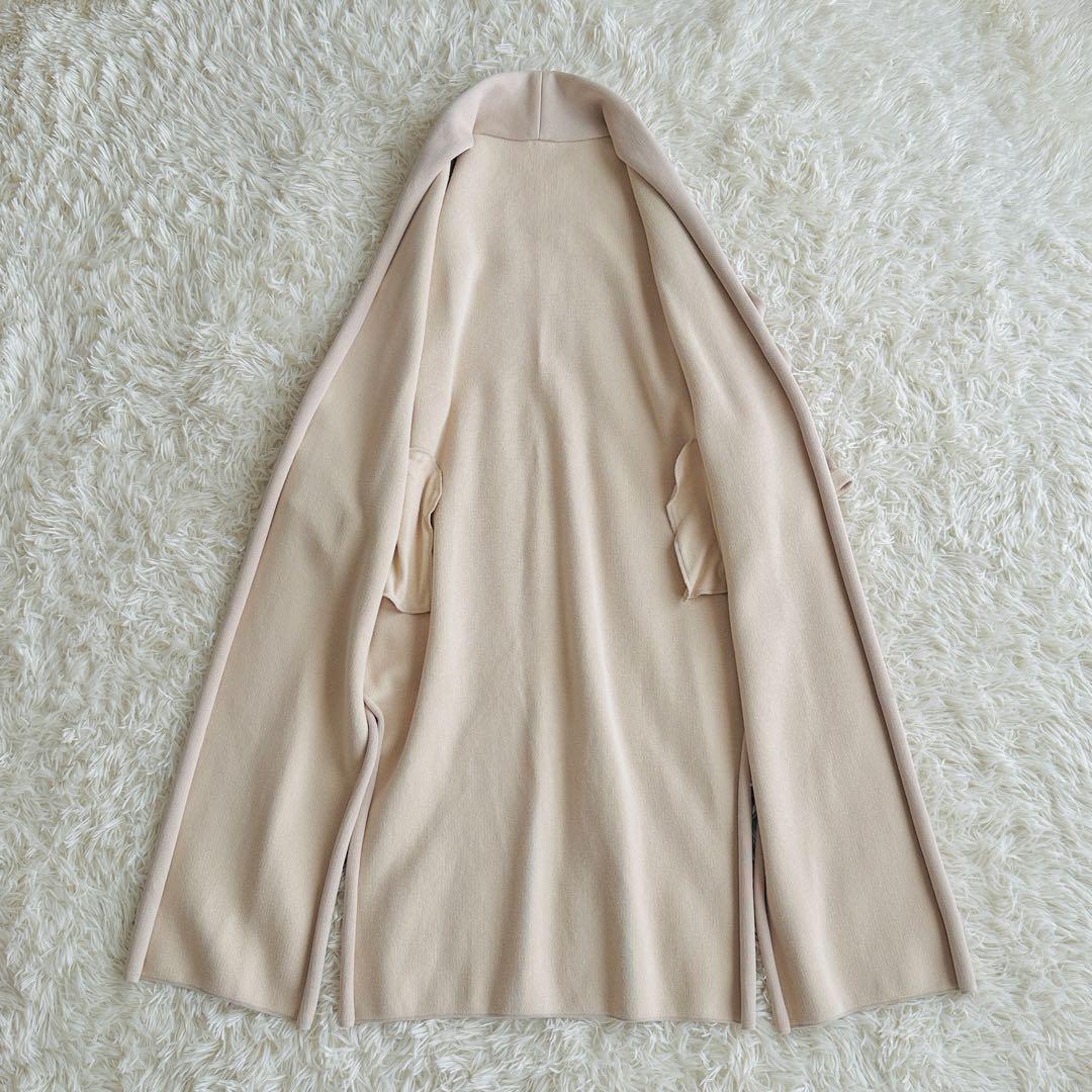 【新品同様】ドゥーズィエムクラス Twinscotton ロングガウン ベージュ