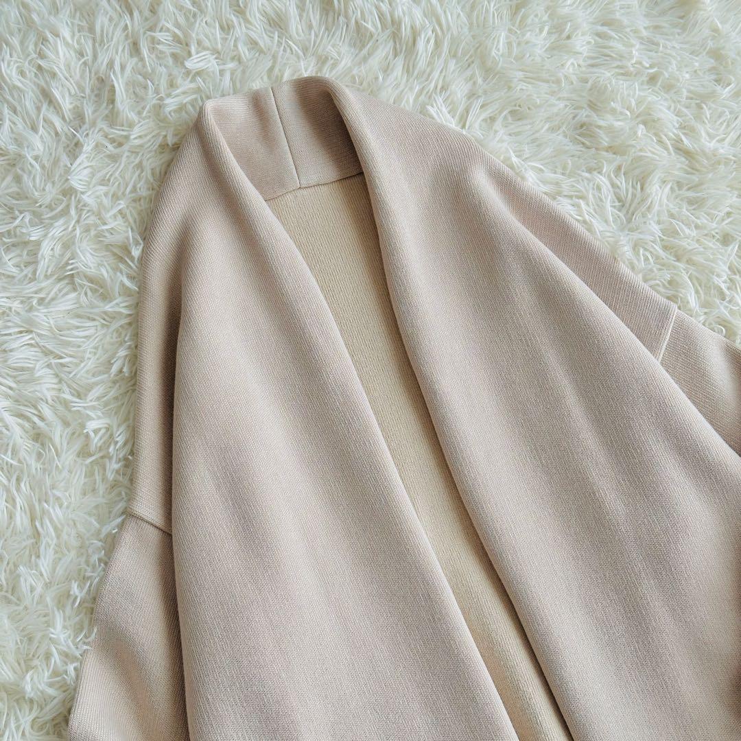【新品同様】ドゥーズィエムクラス Twinscotton ロングガウン ベージュ