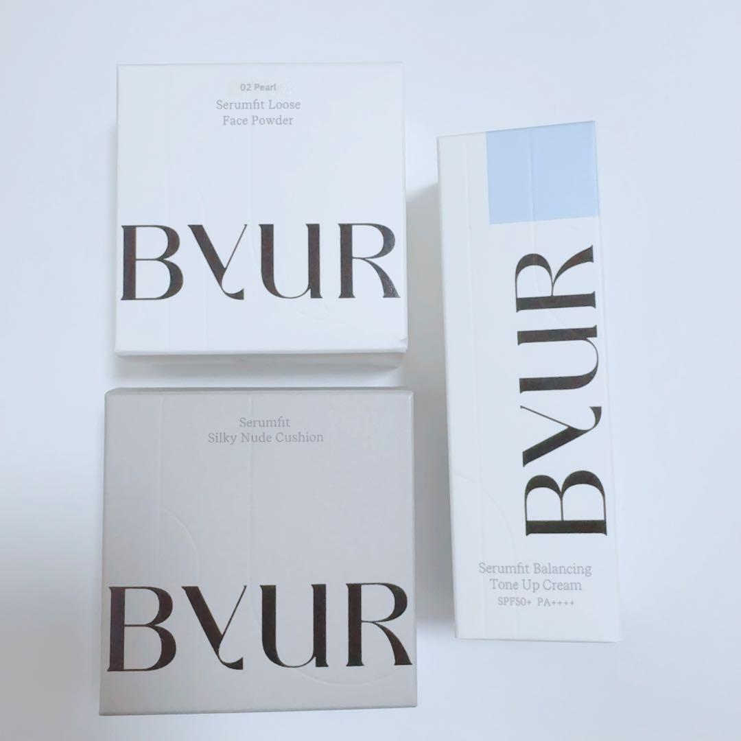 【新品未使用】 ByuR ファンデ 下地 パウダー セット