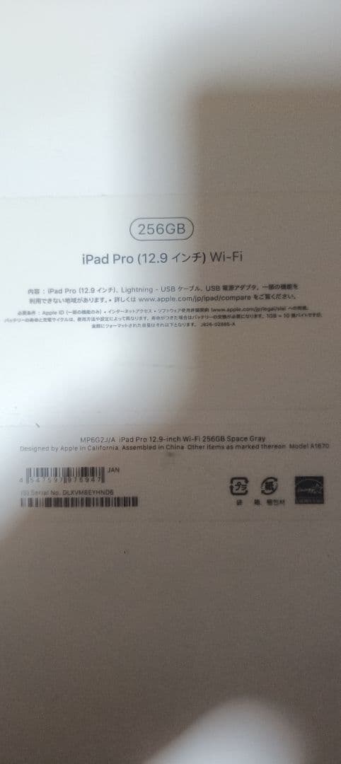 【完品/実測済】iPad Pro 12.9 第2世代 256GB ケース付大容量