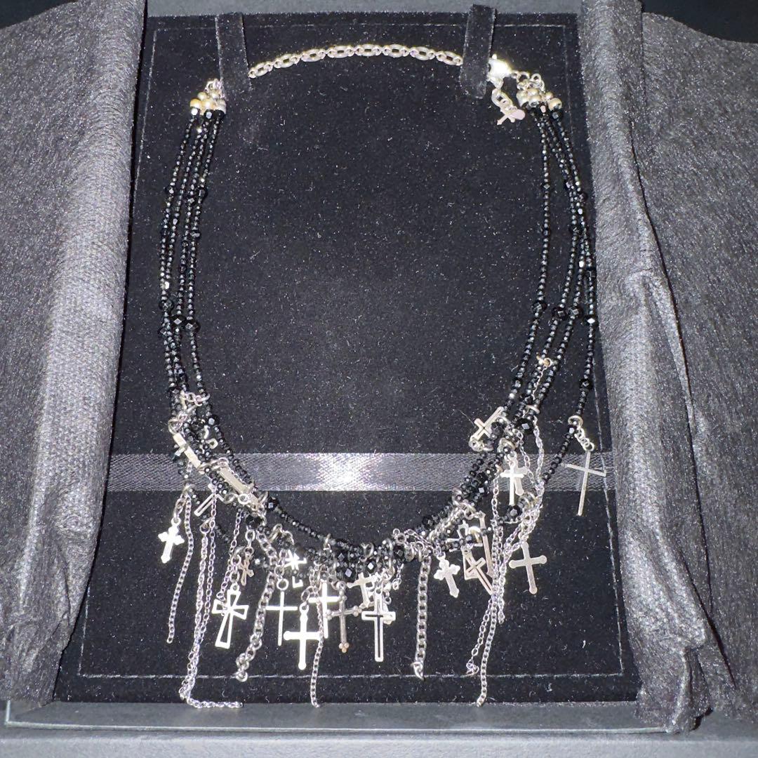 アクセサリー [Gunda] JUNK HEAVEN DIE NECKLACE/Spinel