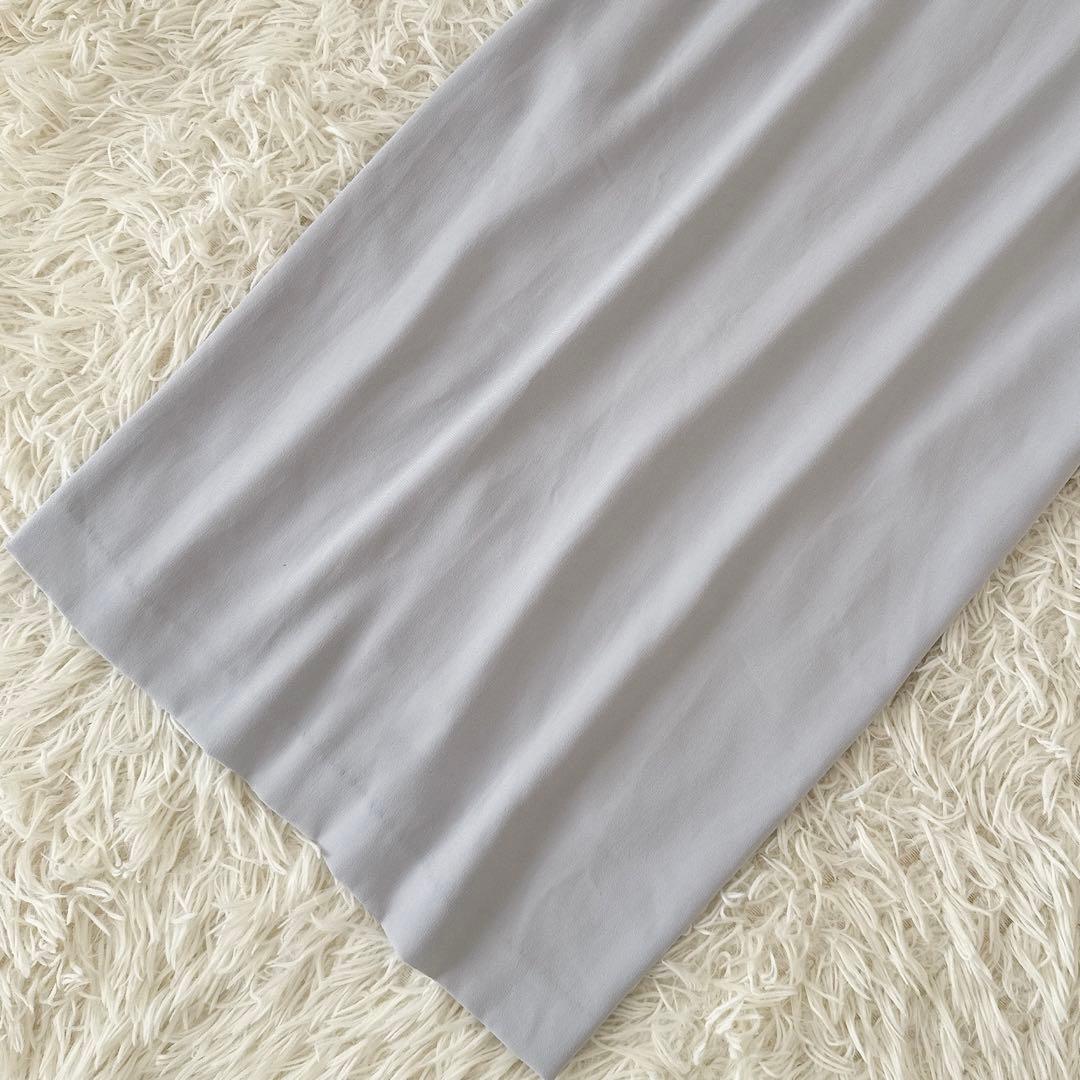 美品 BEIGE, ベイジ✨CINDY クルーネックドレス ライトグレー 2