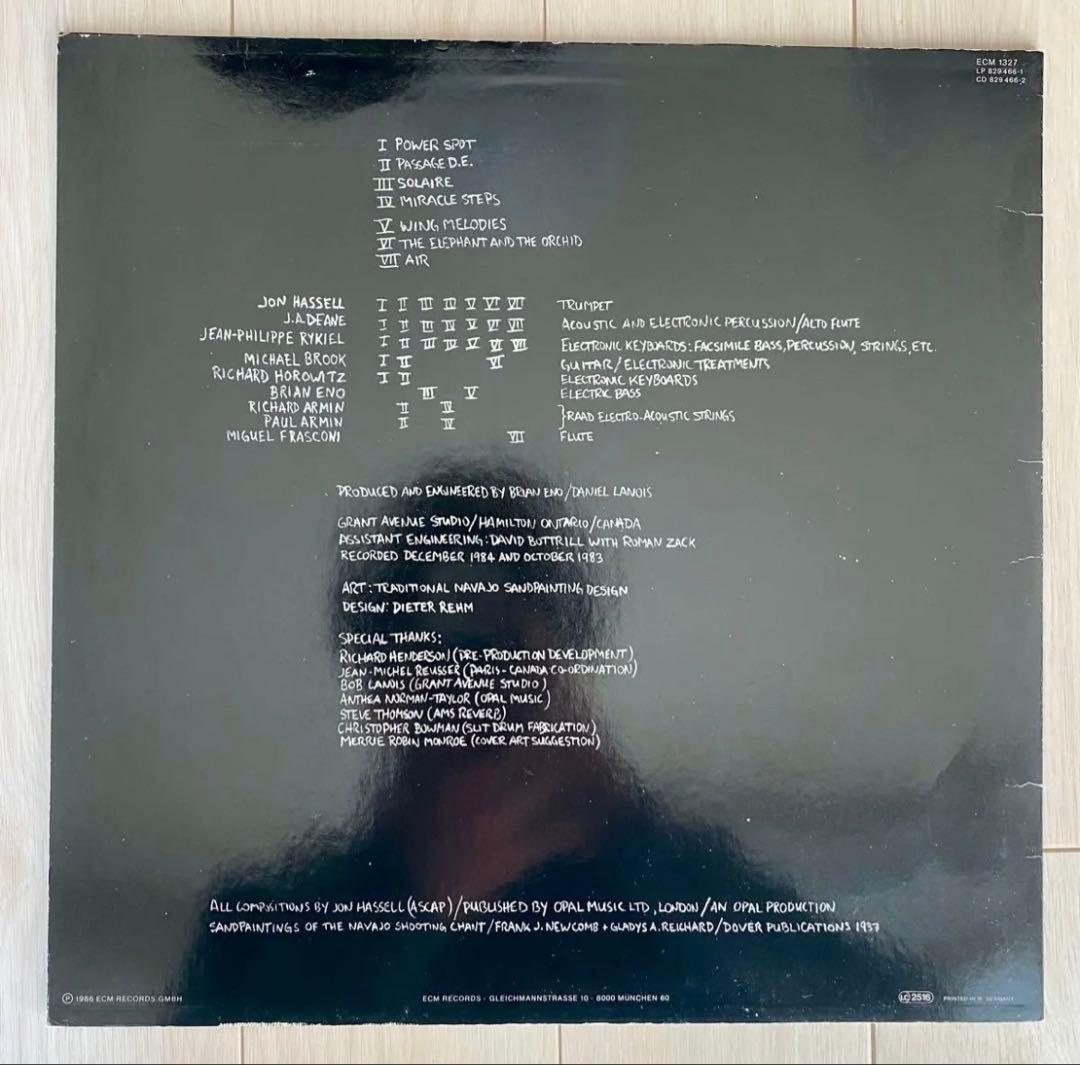 美品!! ECM 1327 JON HASSELL / POWER SPOT
