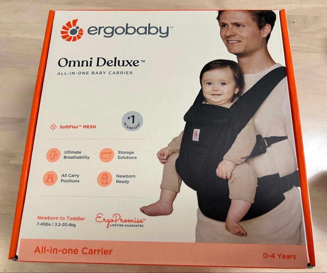【新品・未使用】【最上位モデル】ergobaby Omni Deluxe