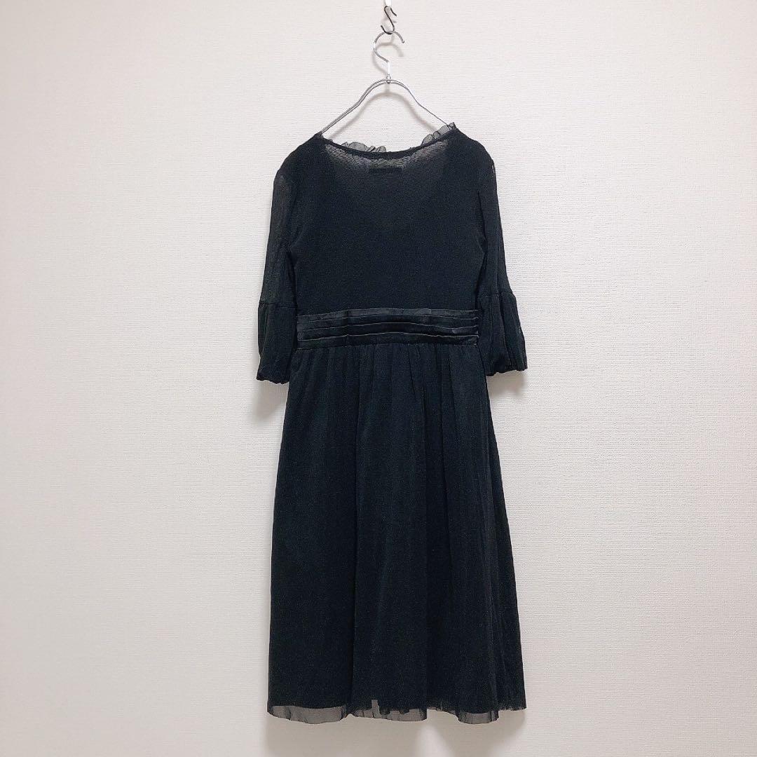 ヴィヴィアンタム★VIVIENNE TAM★パワーネット★ワンピース★花刺繍★0
