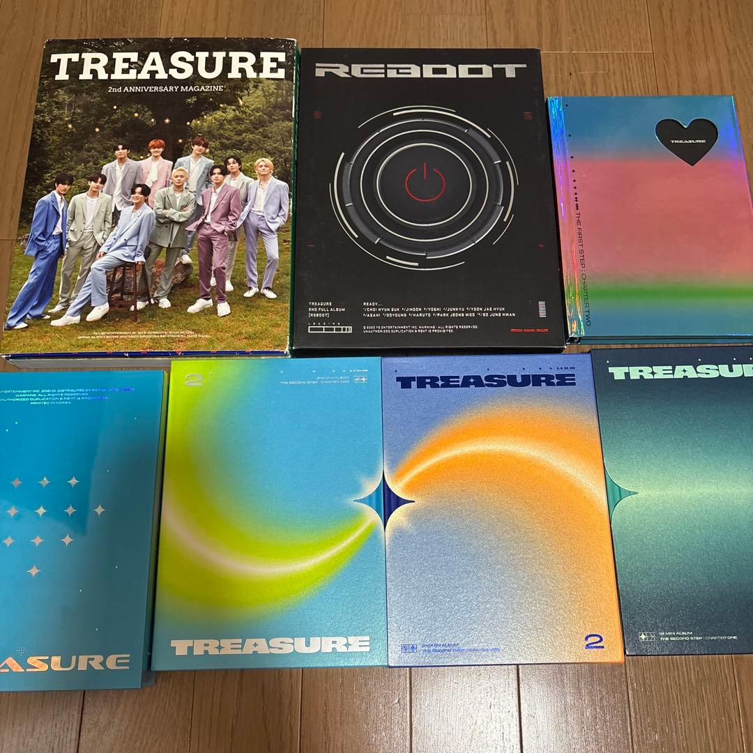 treasure アルバム CD まとめ売り おまけあり カプホ トレカ