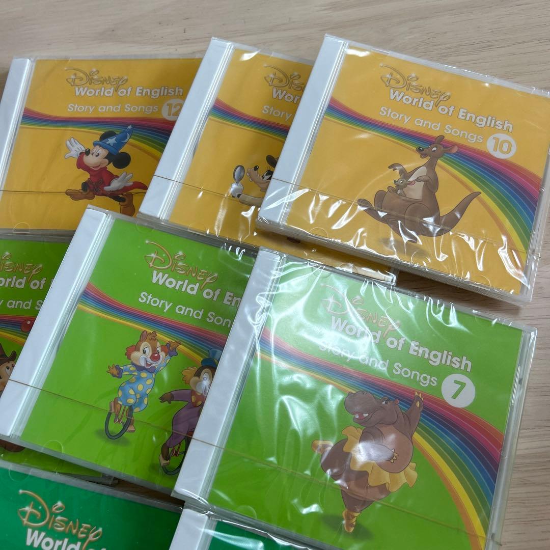 【未開封】ディズニーイングリッシュ　story and songs CD セット