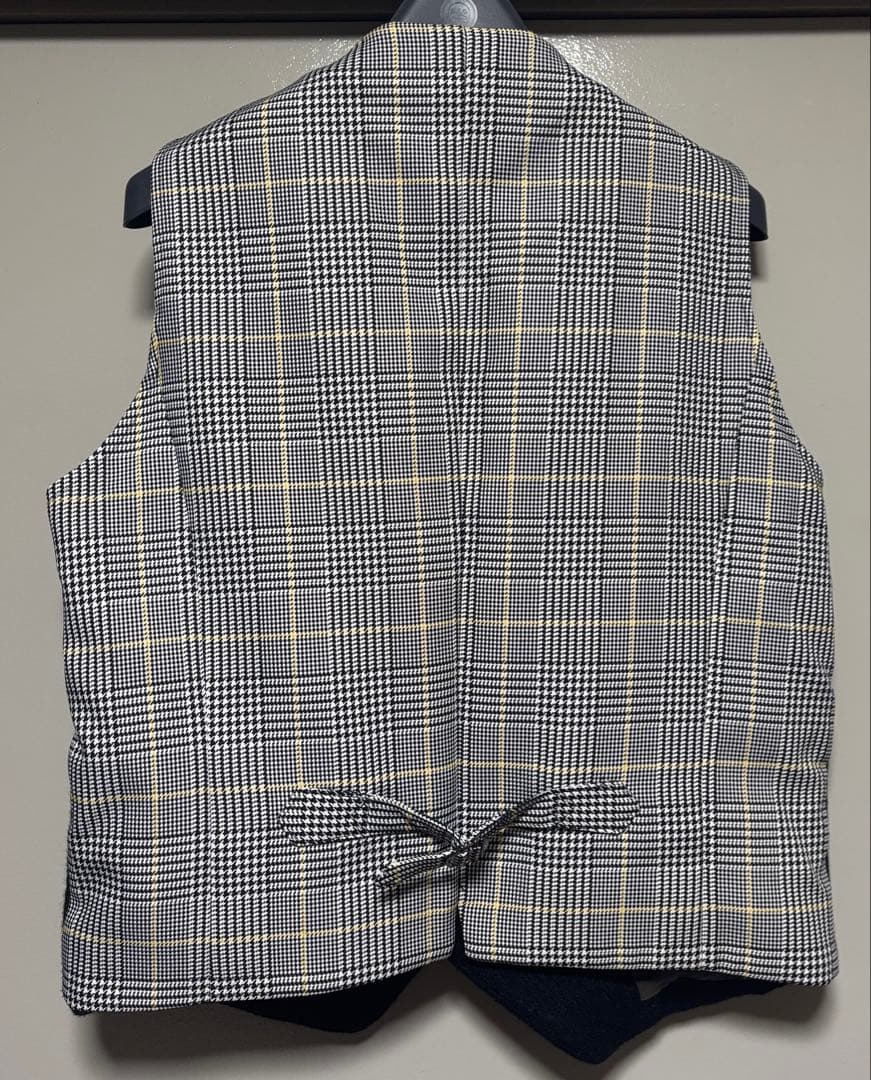 ミツミネMitsumine × Harris Tweed ウール ダブル ベスト