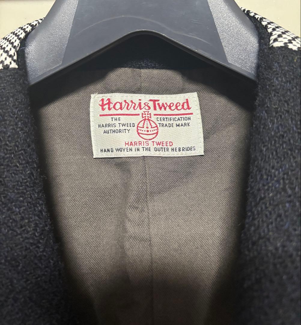 ミツミネMitsumine × Harris Tweed ウール ダブル ベスト