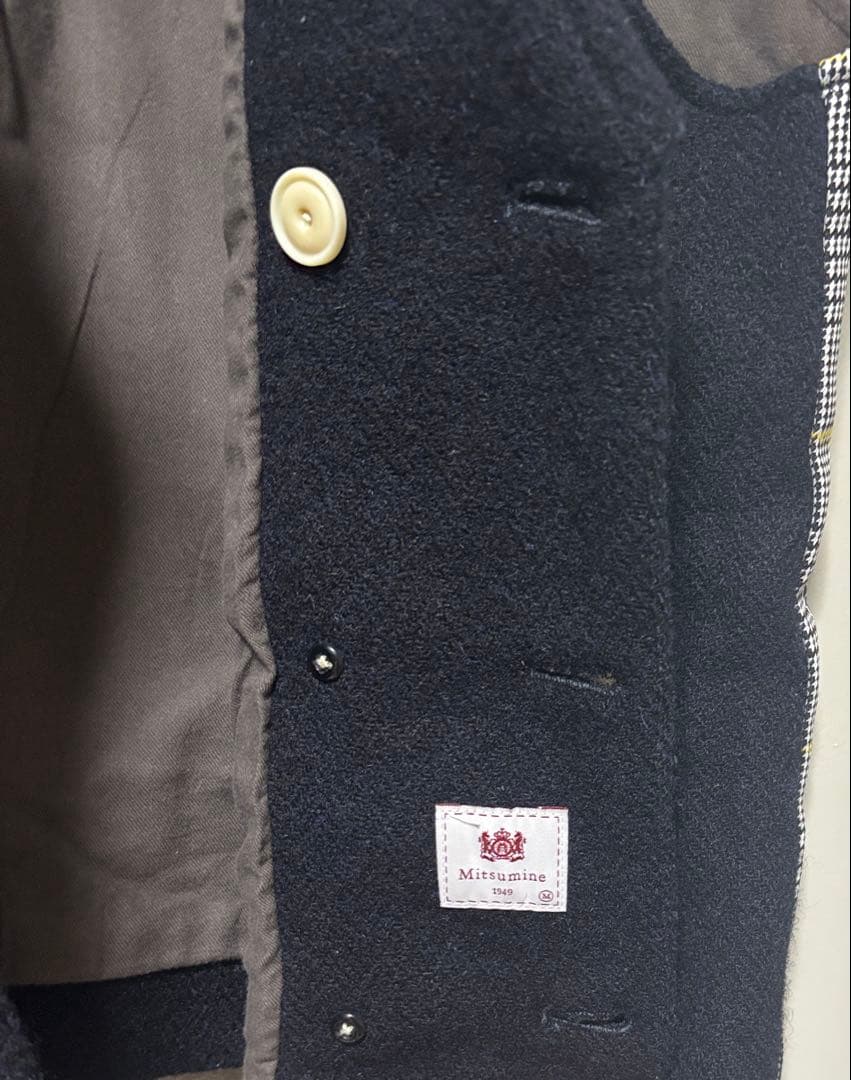 ミツミネMitsumine × Harris Tweed ウール ダブル ベスト