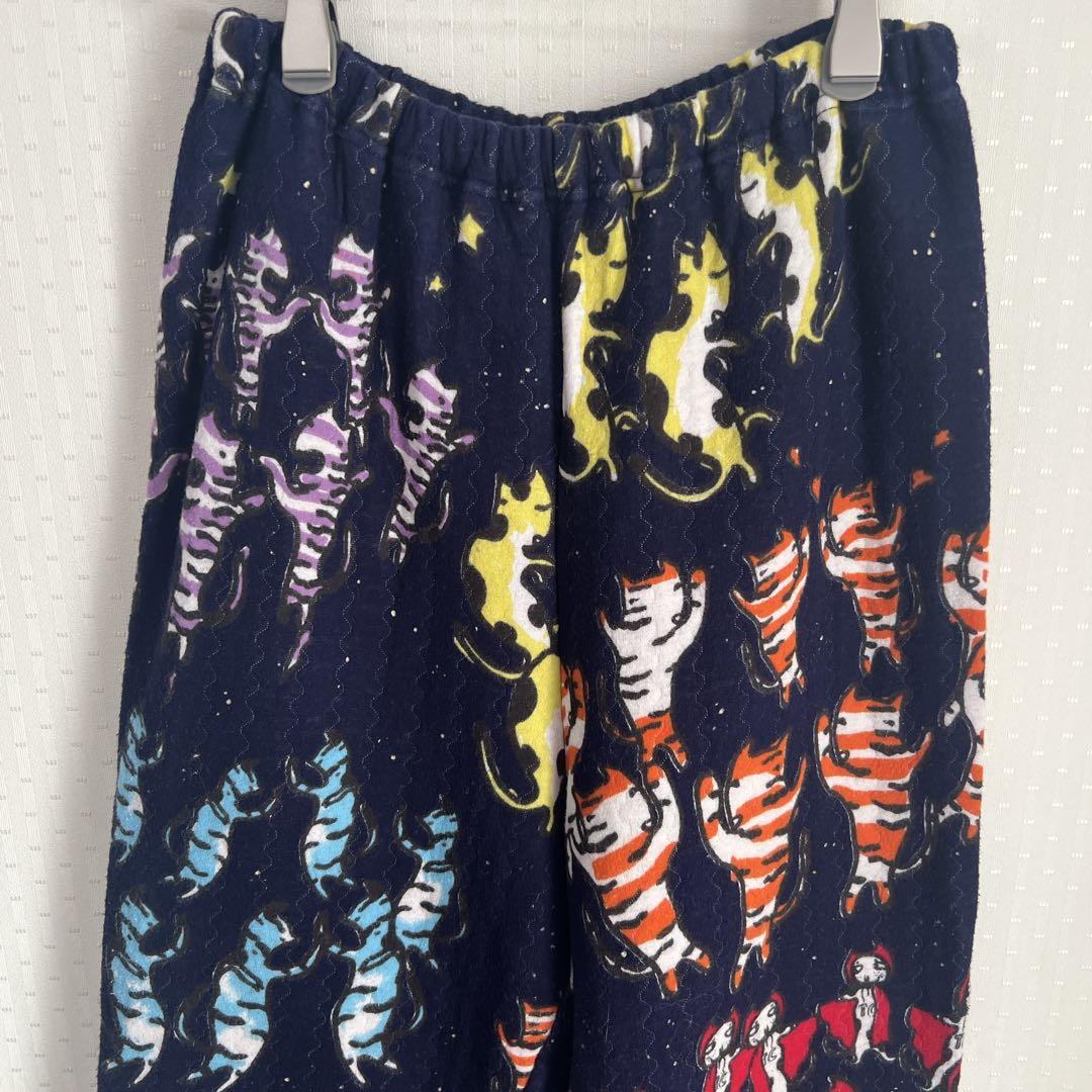 ツモリチサト スリープ ルームウェア パジャマ 上下セット ネイビー M