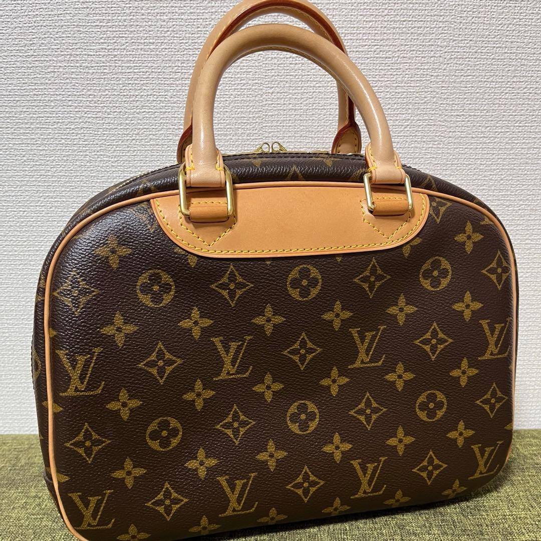 ルイヴィトン　モノグラム　ドーヴィル　ボストンバッグ　ハンドバッグ　バッグ