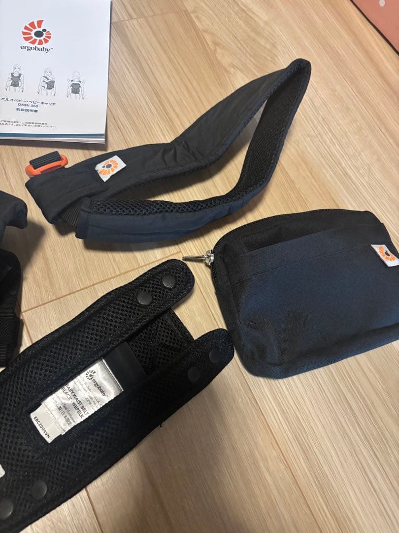 美品★正規品 エルゴベビー エルゴ オムニ 360 抱っこ紐 ブラック