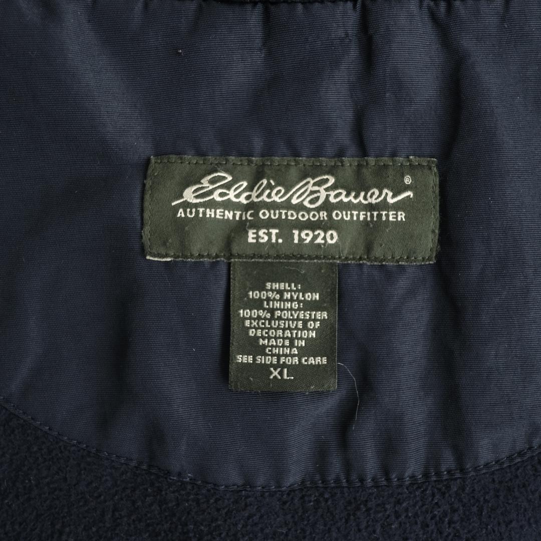 EDDIE BAUER 00s ウォームアップジャケット 紺 XL.