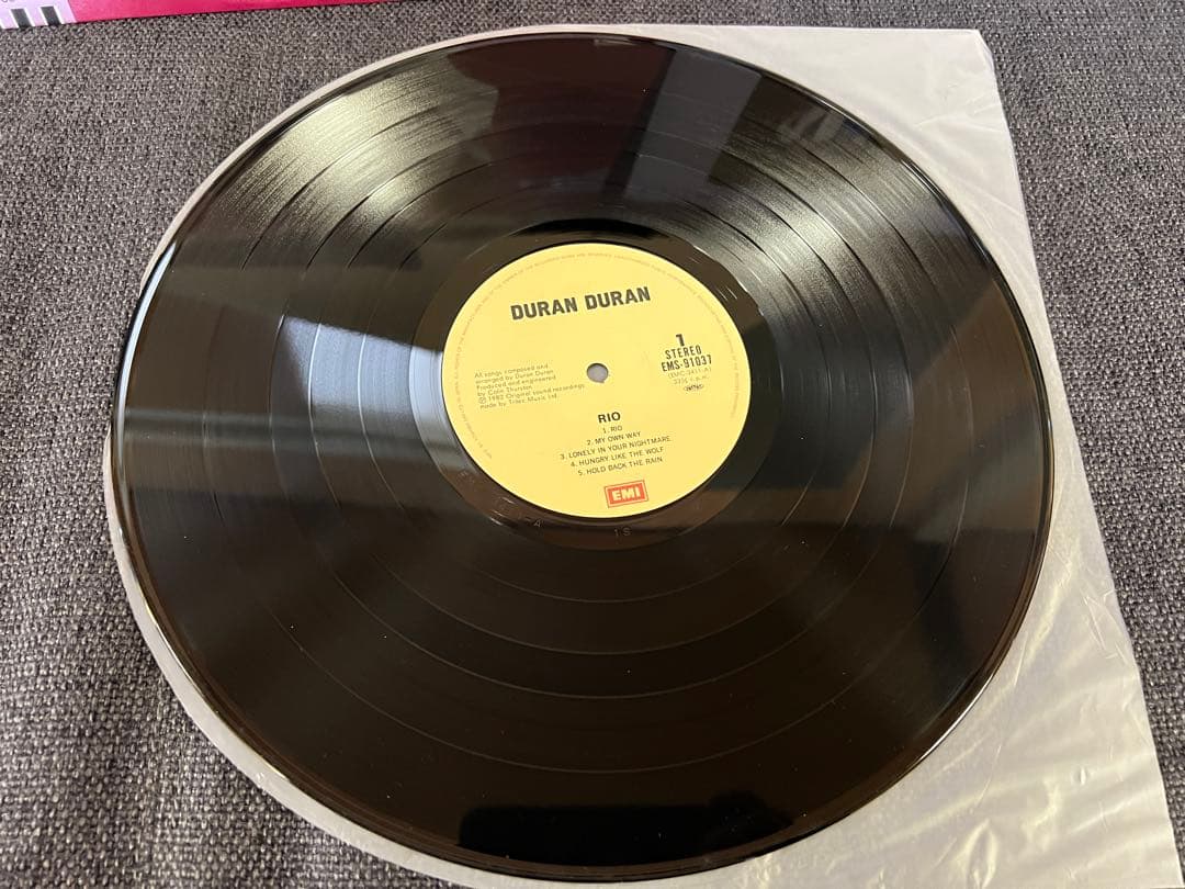 1982年 帯付 Duran Duran Rio EMS-91037 LP洋楽