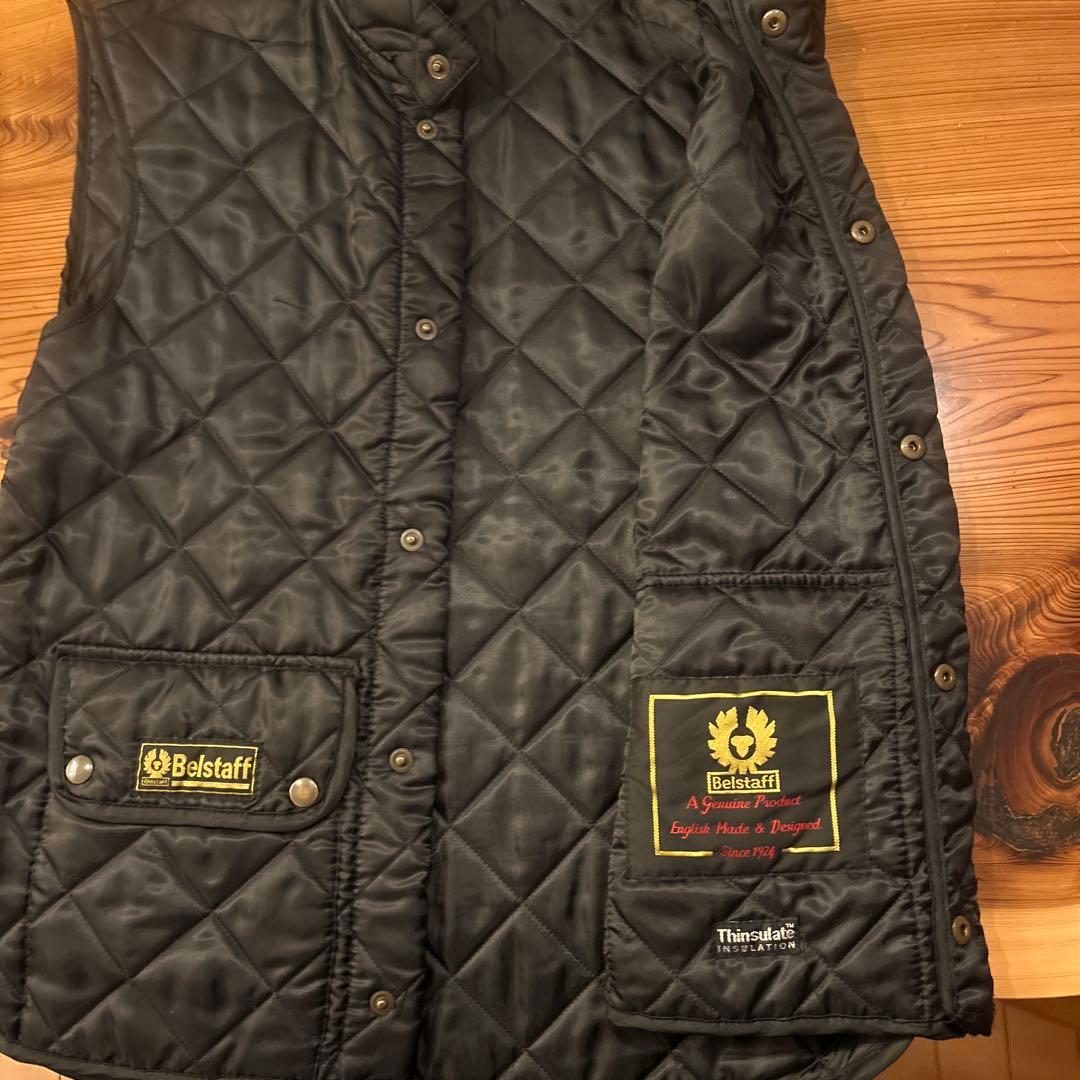 Belstaff ブラック キルティングベスト