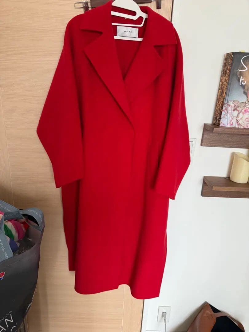 adore カシミアロングコート 【クリーニング済み】
