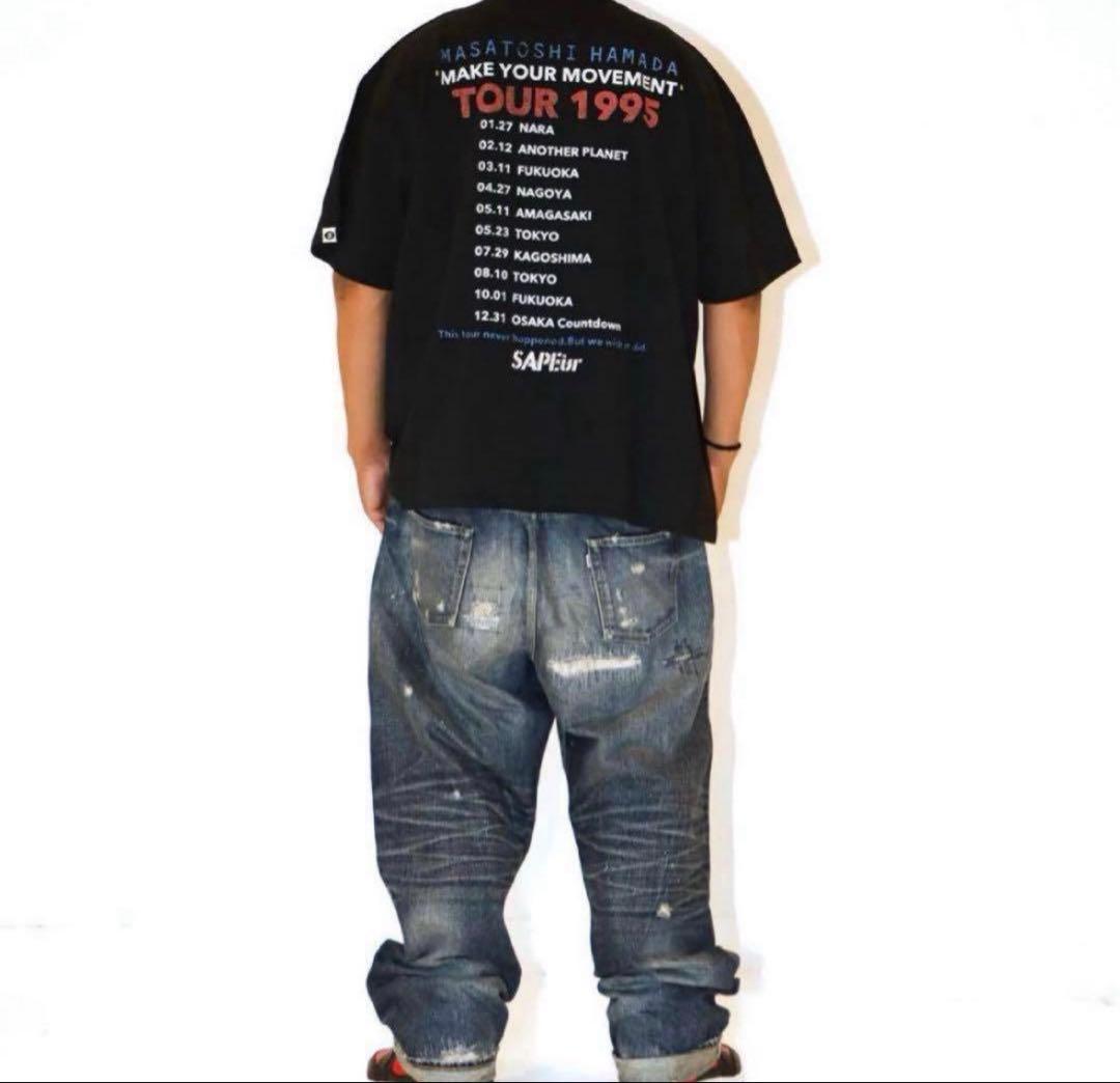 SAPEur サプール 浜田コラボTee Lサイズ ブラック