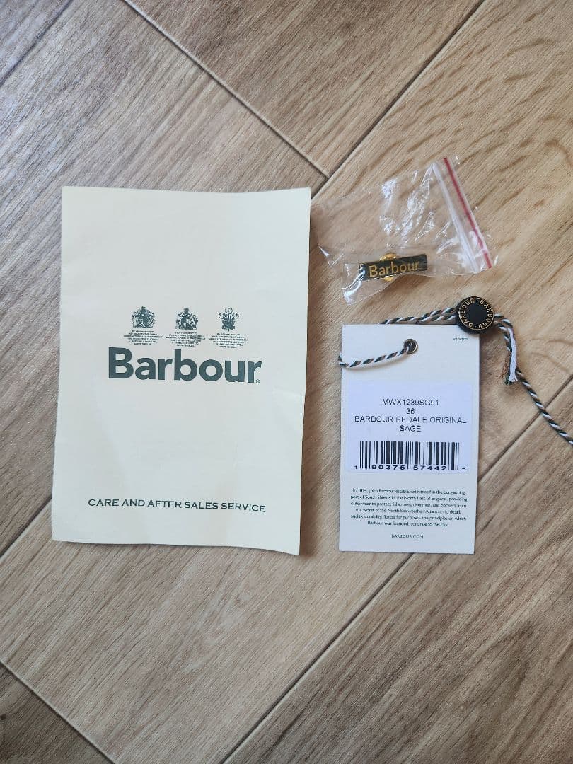 【Barbour】バブアービデイル　36　縦型4ポケットの初期モデル復刻版