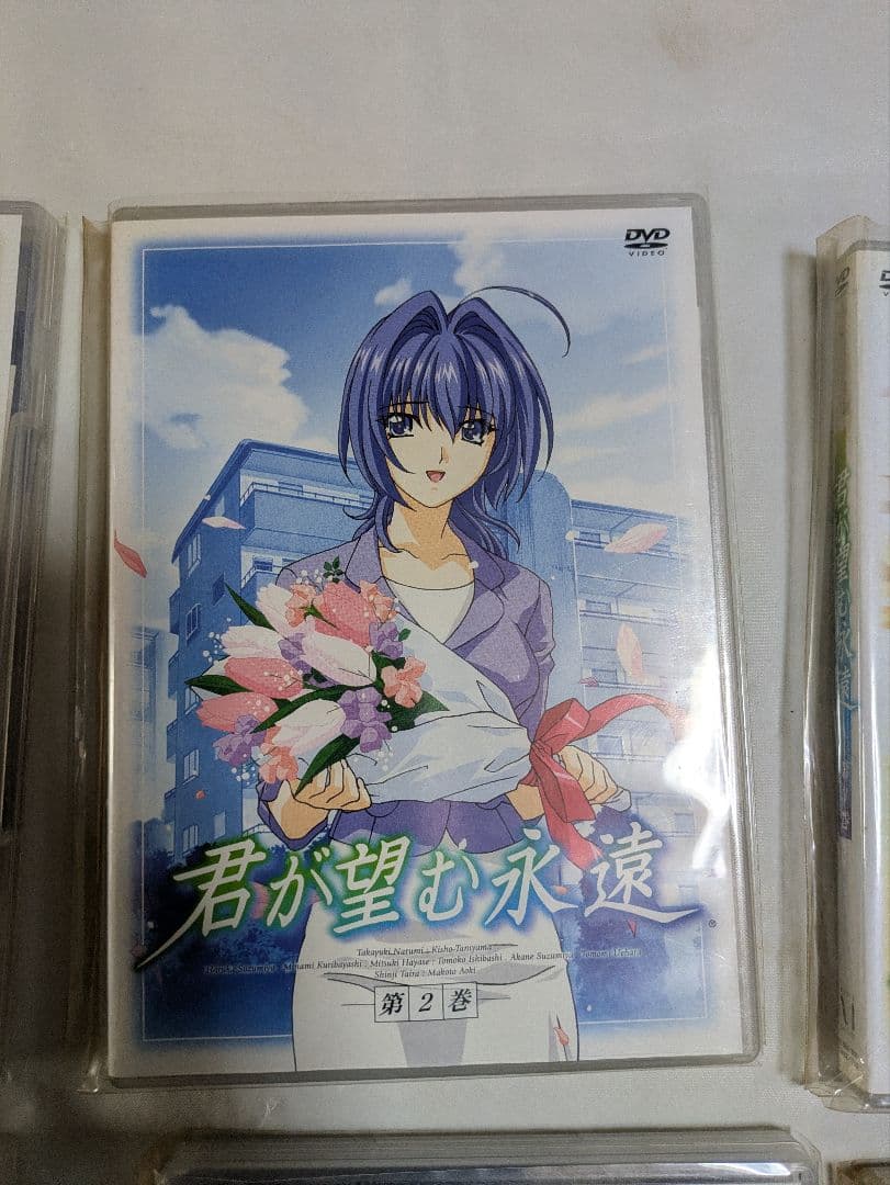 君が望む永遠 DVDセット 全7巻　と、大空寺あゆミニフィギュア付き