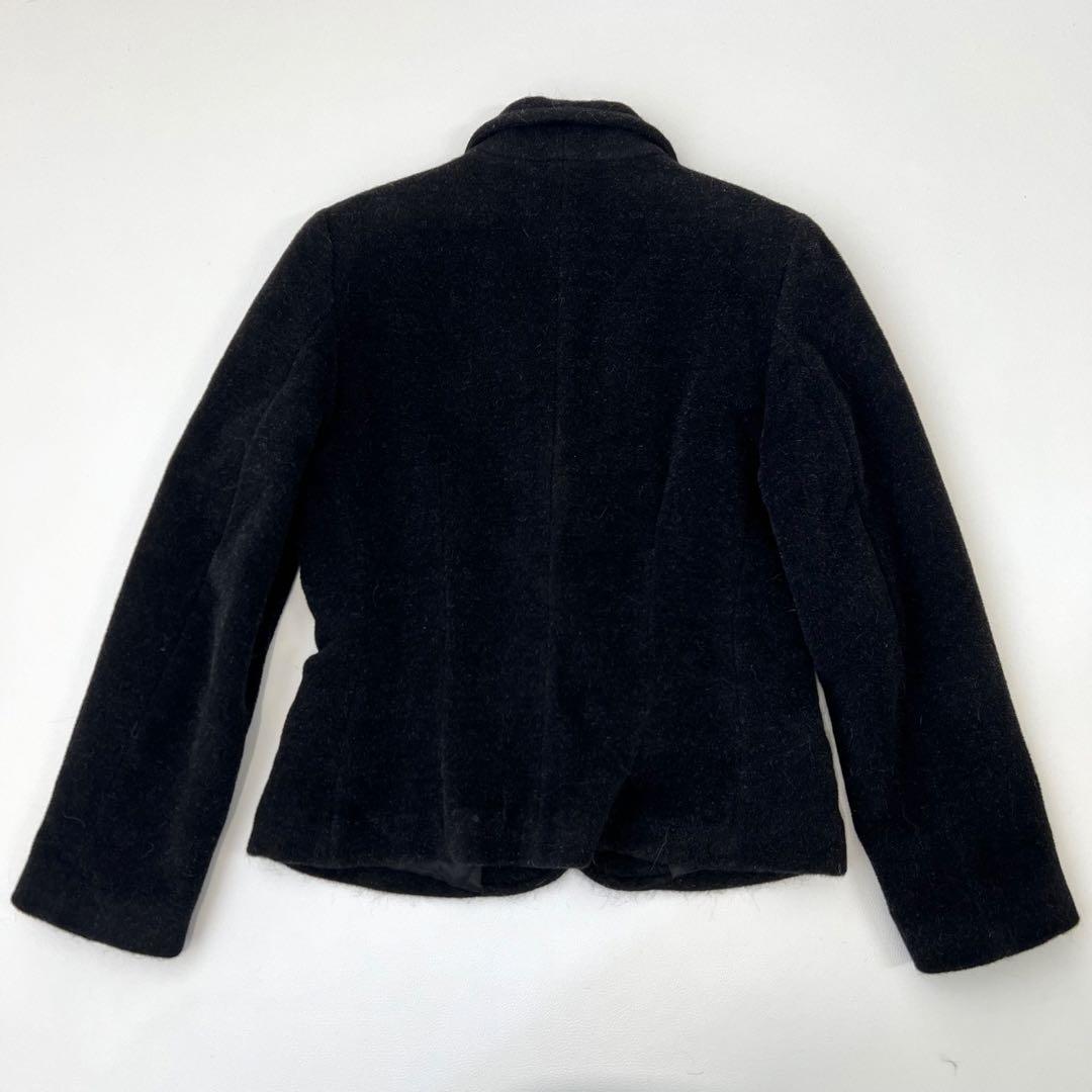 美品　agnes b. アニエスベー　テーラードジャケット　アルパカ　コート　2