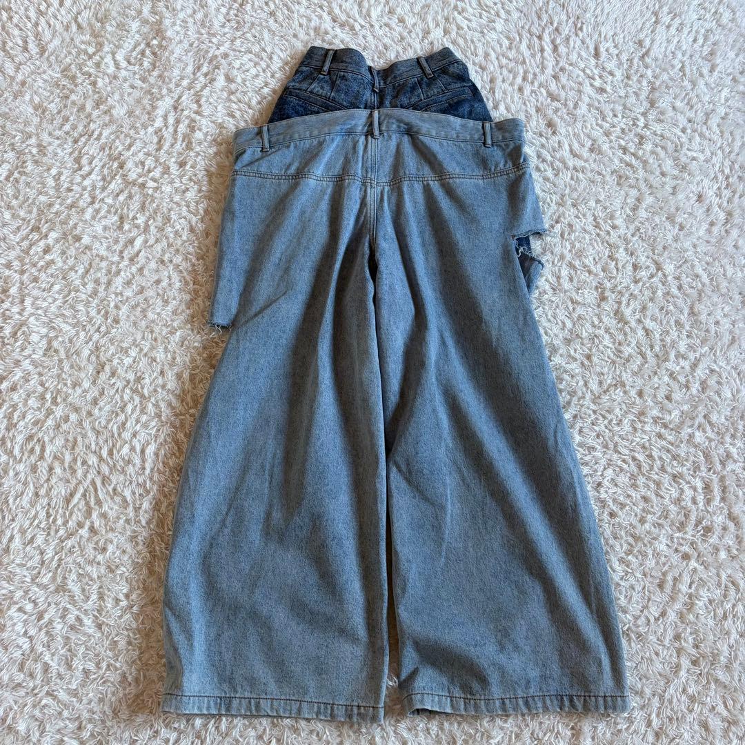 1646 MAISON SPECIAL ドッキング　再構築ワイドレッグ　パンツ
