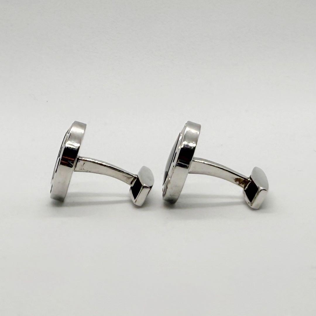 美品♡保存箱付♡Silver925♡BVLGARI ブルガリ オニキス カフス