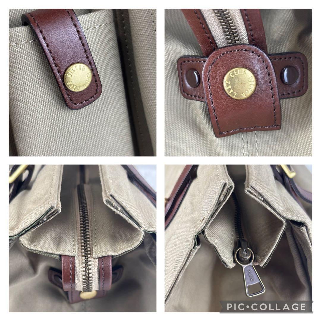 ✨極美品✨ シルバーレイククラブ ボストンバッグ 9号帆布 130333
