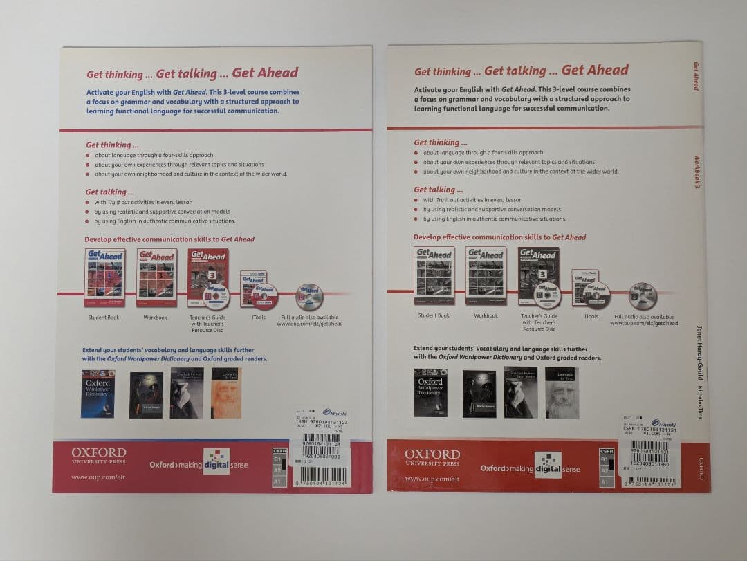 Get Ahead 英語学習 1-3 StudentBook Workbook
