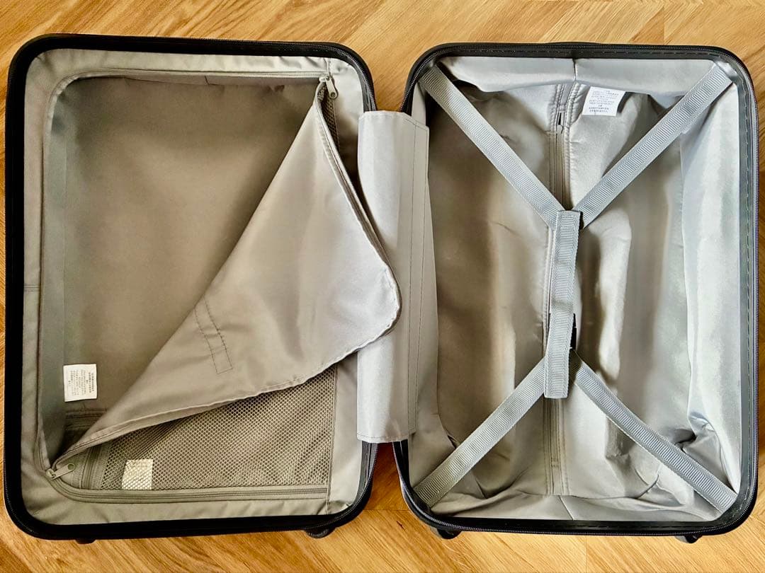 無印良品 MUJI 赤 キャリーケース 60L 33L