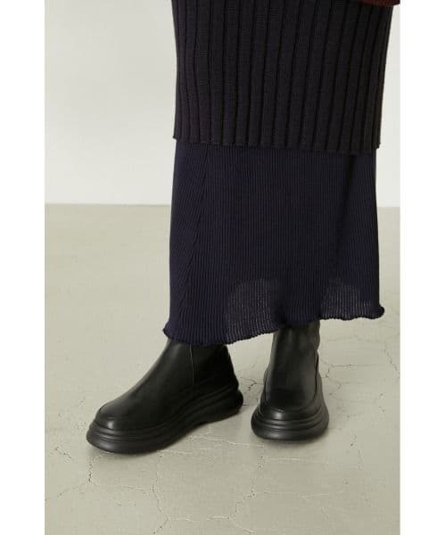 未使用品　RIM.ARK(リムアーク)　Volume sole boots
